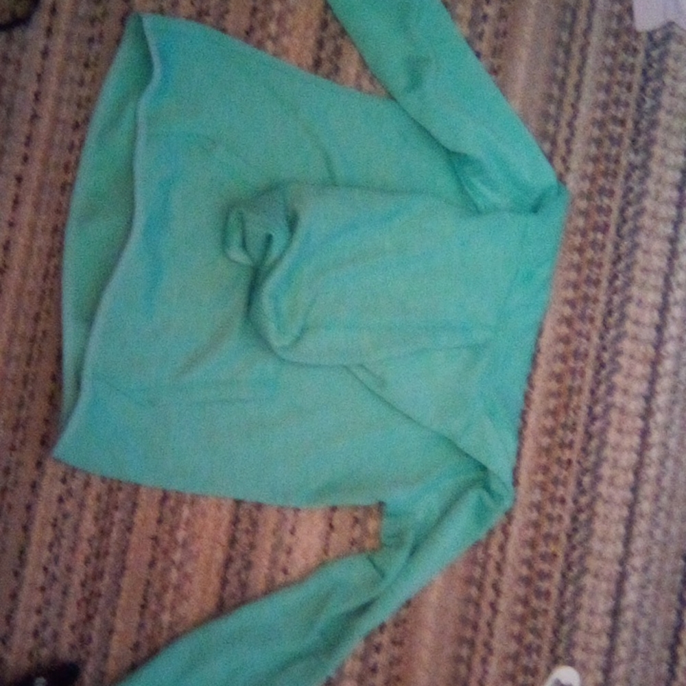 Blue hoodie